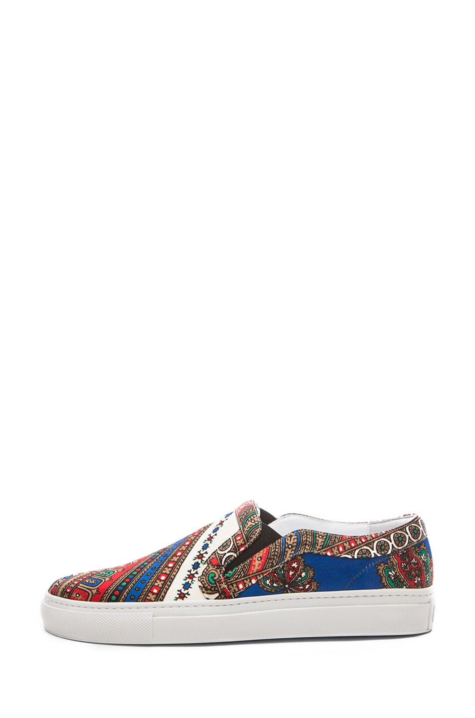 Image 1 of Givenchy Satin Printed Twill Slip Ons in Multi