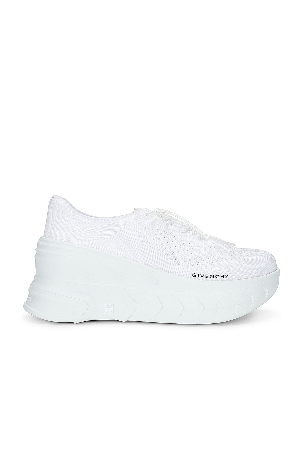 Image 1 of Givenchy Marshmallow Wedge Sneaker in White