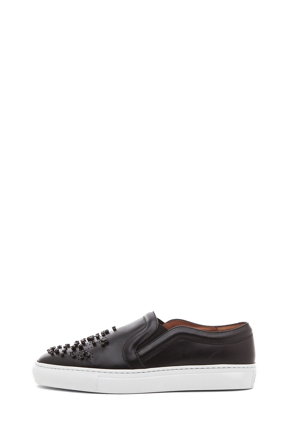 Givenchy Calfskin Leather Skate Shoes in Black | FWRD