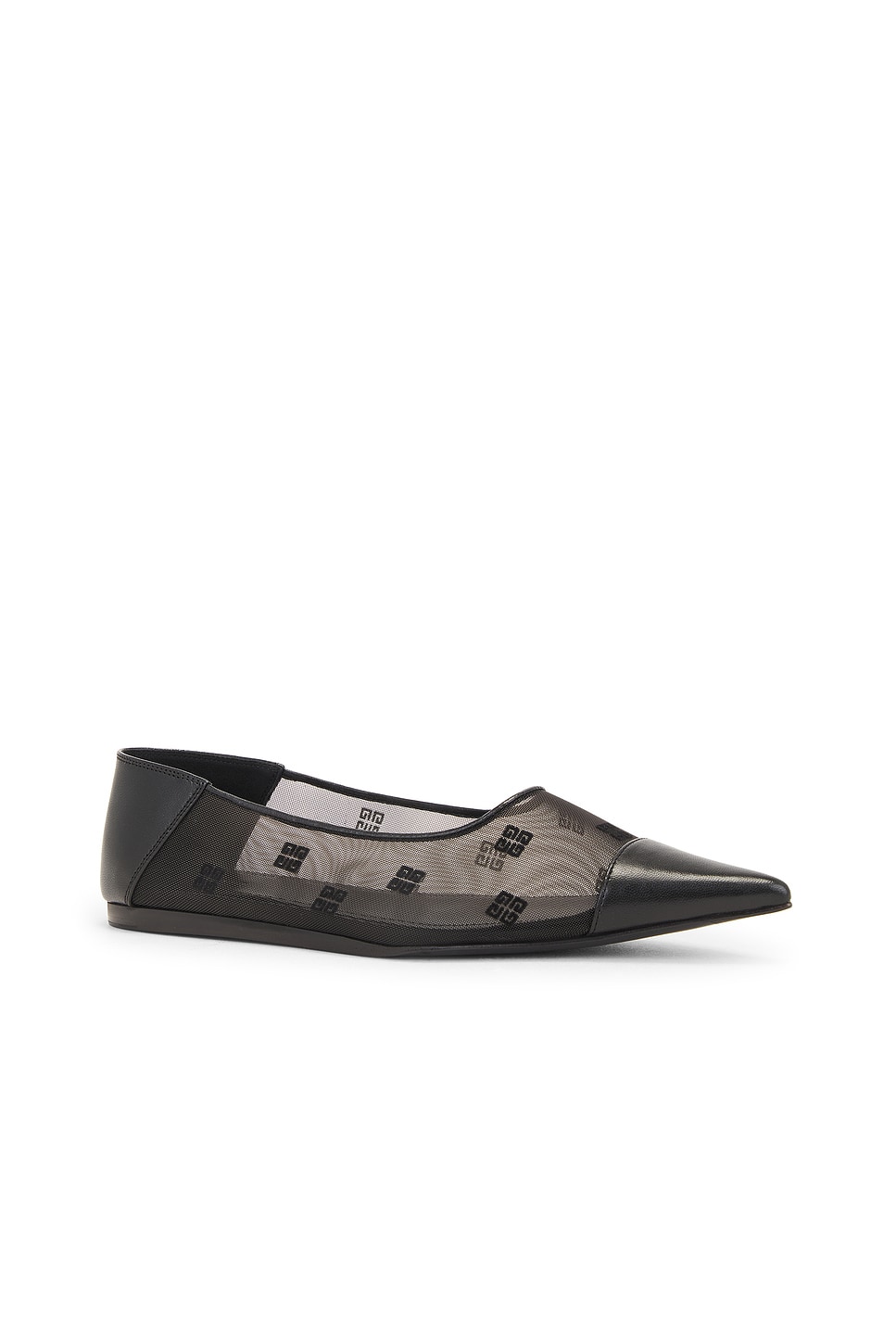 Shop Givenchy Ballerina Flat In Black