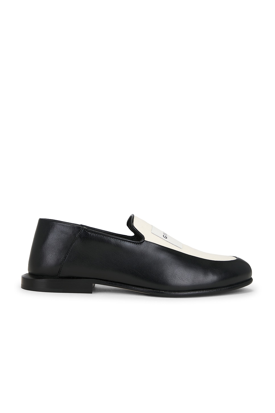Image 1 of Givenchy Label Loafer in Black & Natural