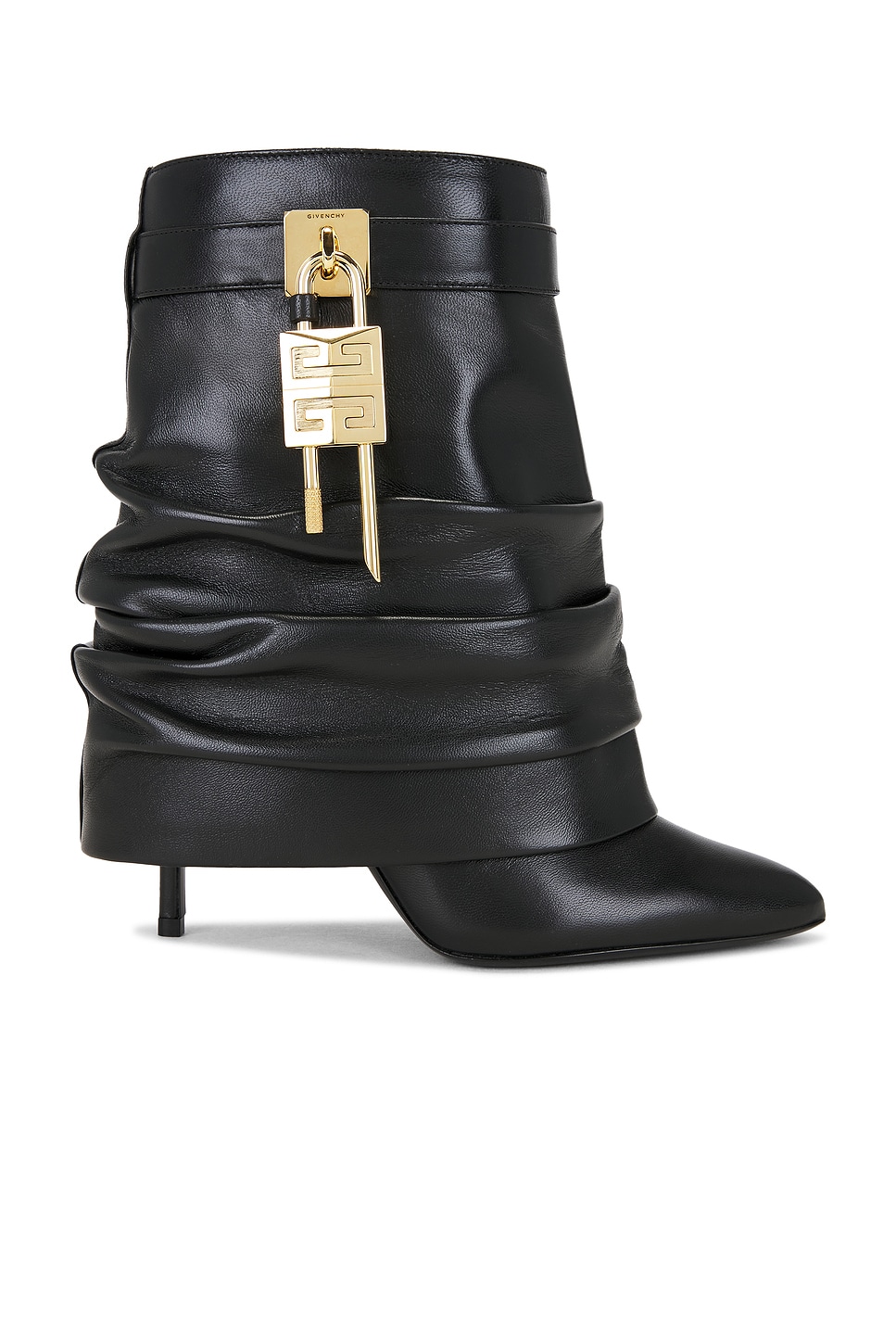 Givenchy Shark Lock Ankle Boot In Black