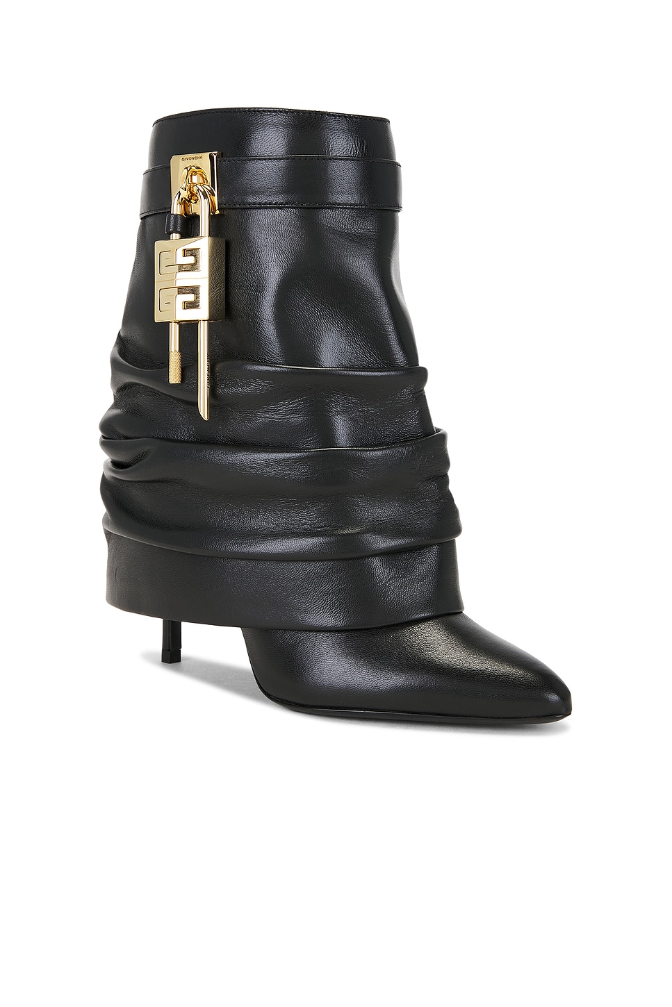 Givenchy Shark Lock Ankle Boot In Black