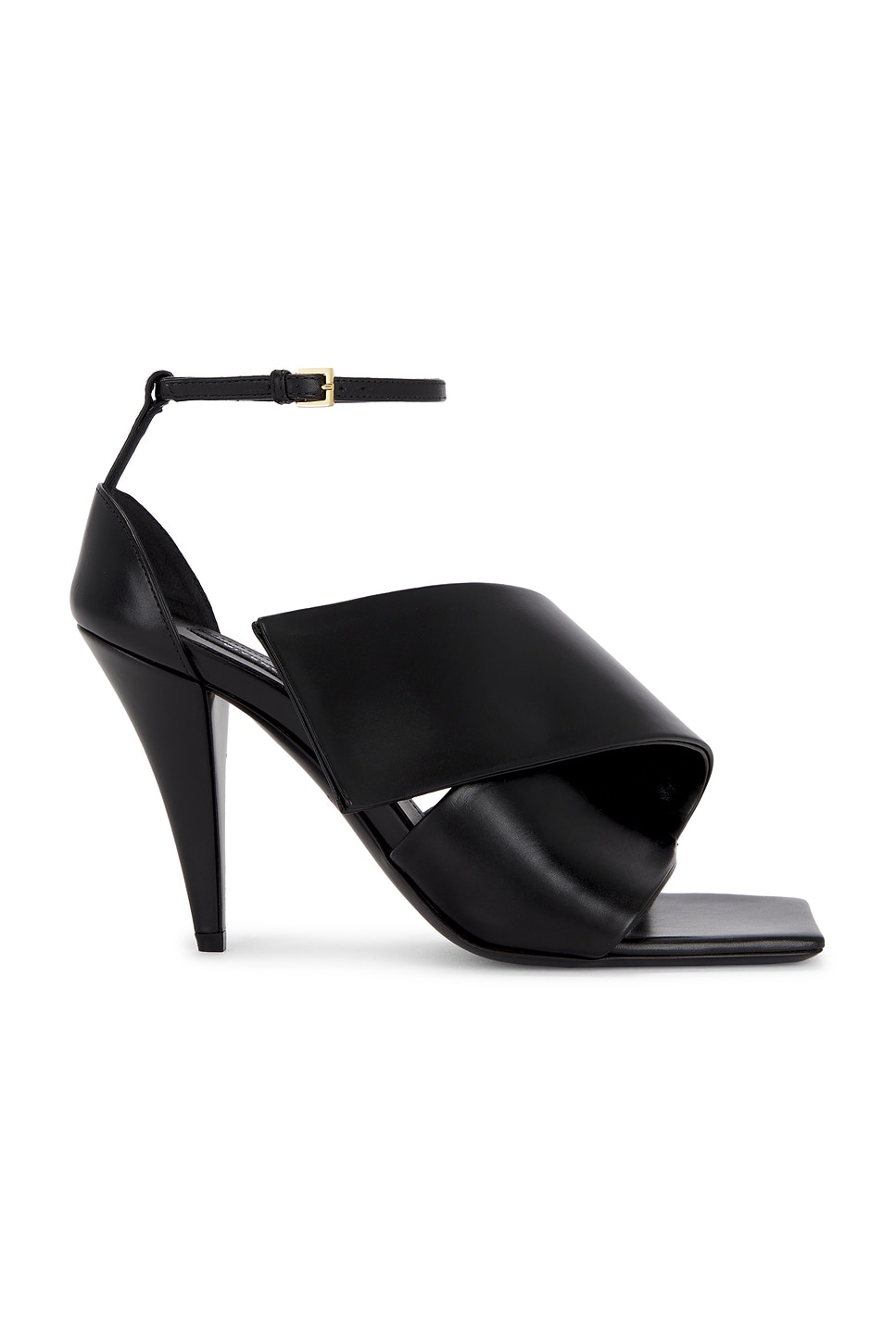 Image 1 of Givenchy Twisted Ribbon Sandal in Black