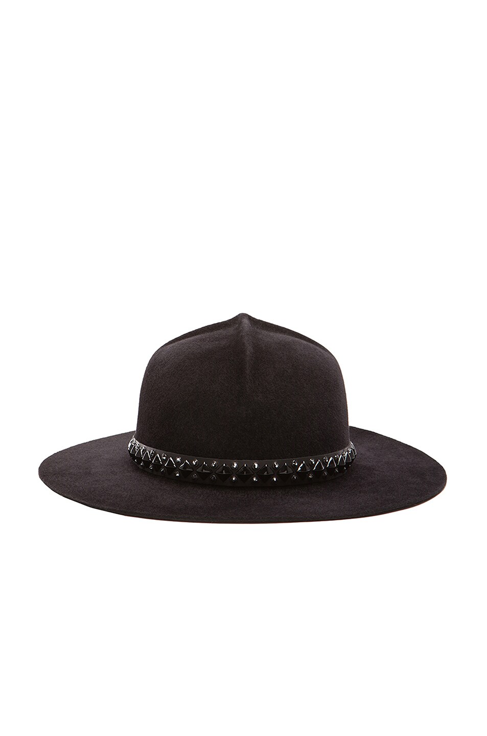 Image 1 of Gladys Tamez Millinery Saint Nicholas Hat in Charcoal Grey