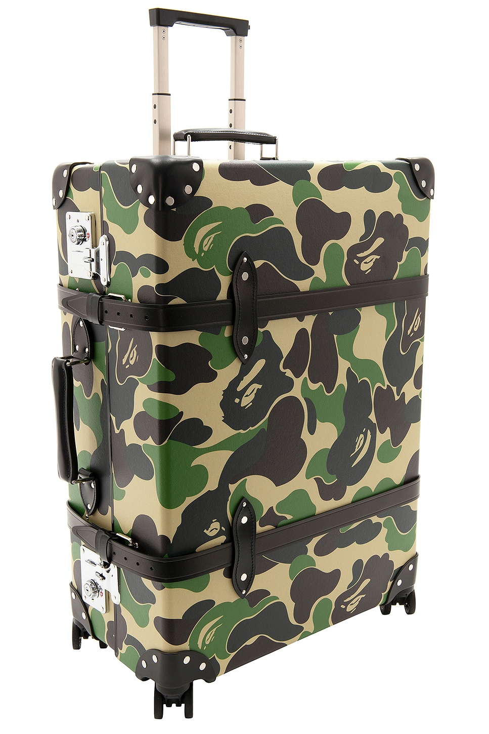 Shop Globe-trotter X A Bathing Ape Large Check In Green