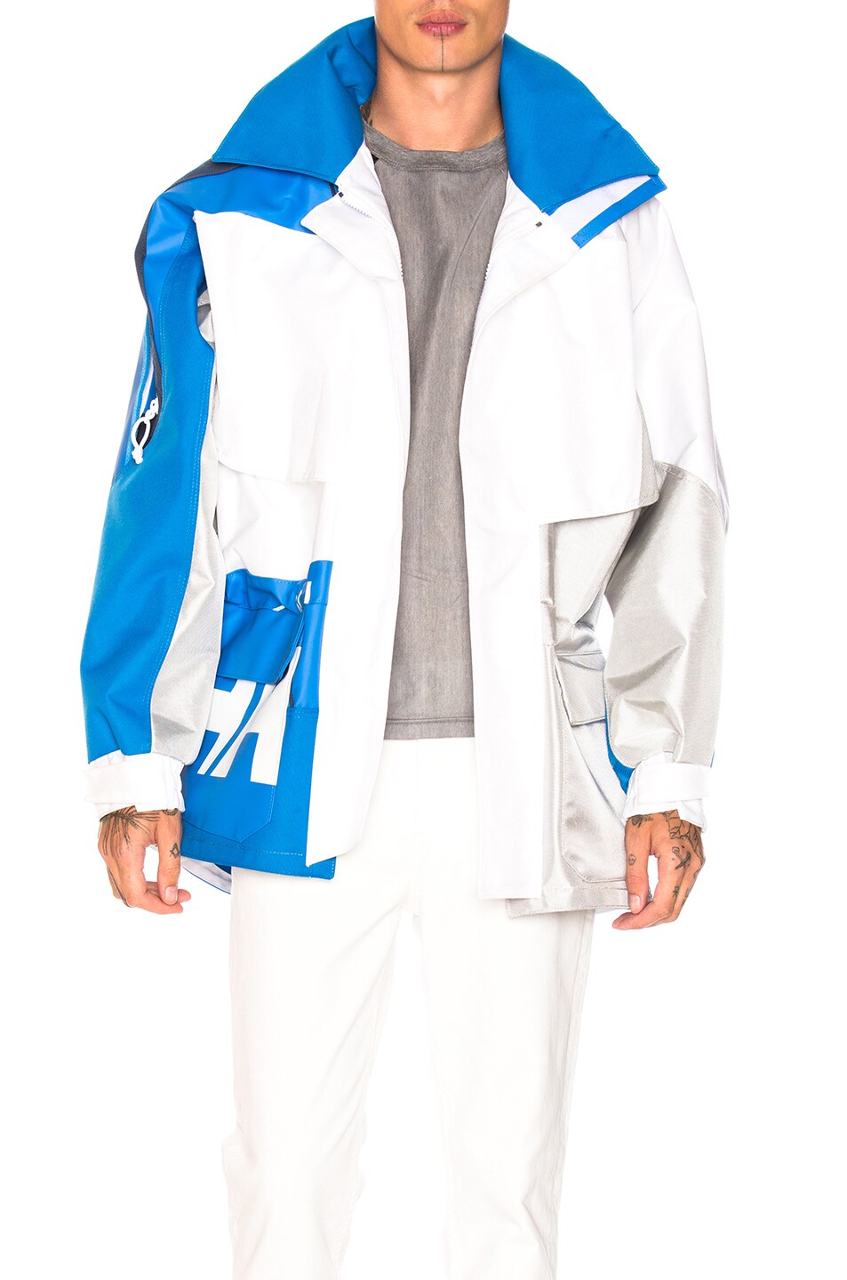 Image 1 of GmbH Jeenu in White & Blue & Silver