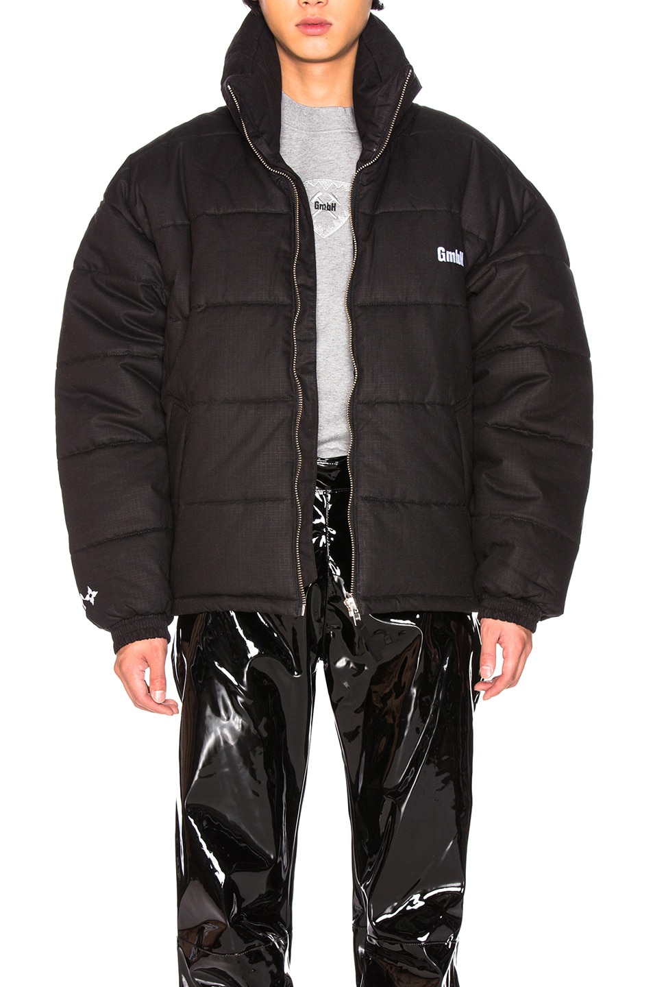 Image 1 of GmbH Debs Ripstop Puffer in Black