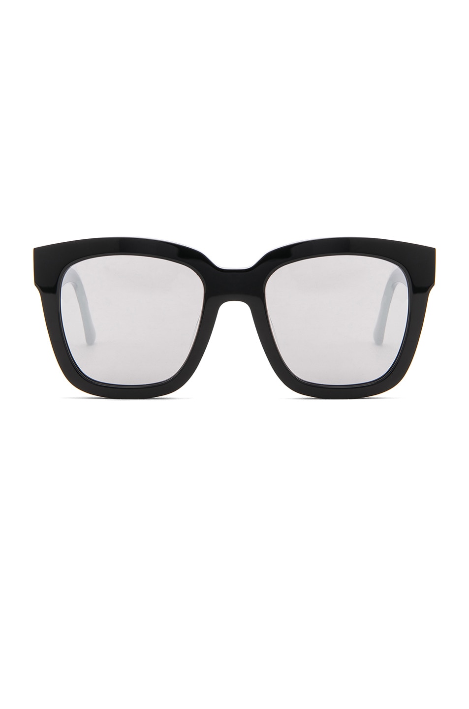 Image 1 of Gentle Monster The Dreamer Sunglasses in Black Acetate & Silver Mirror
