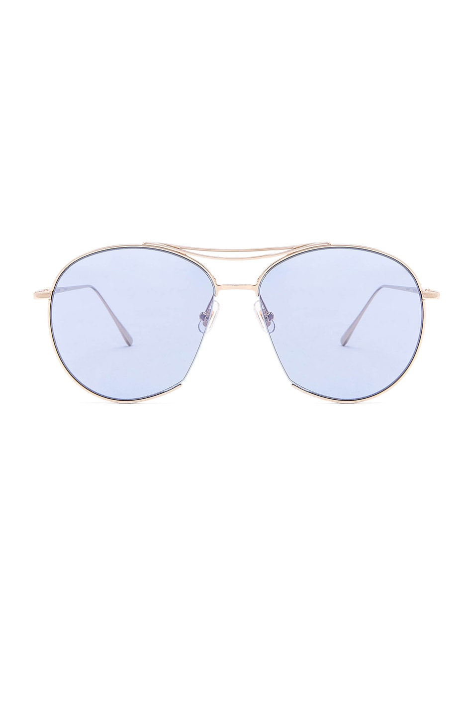 Image 1 of Gentle Monster Jumping Jack Sunglasses in Gold Titanium & Blue