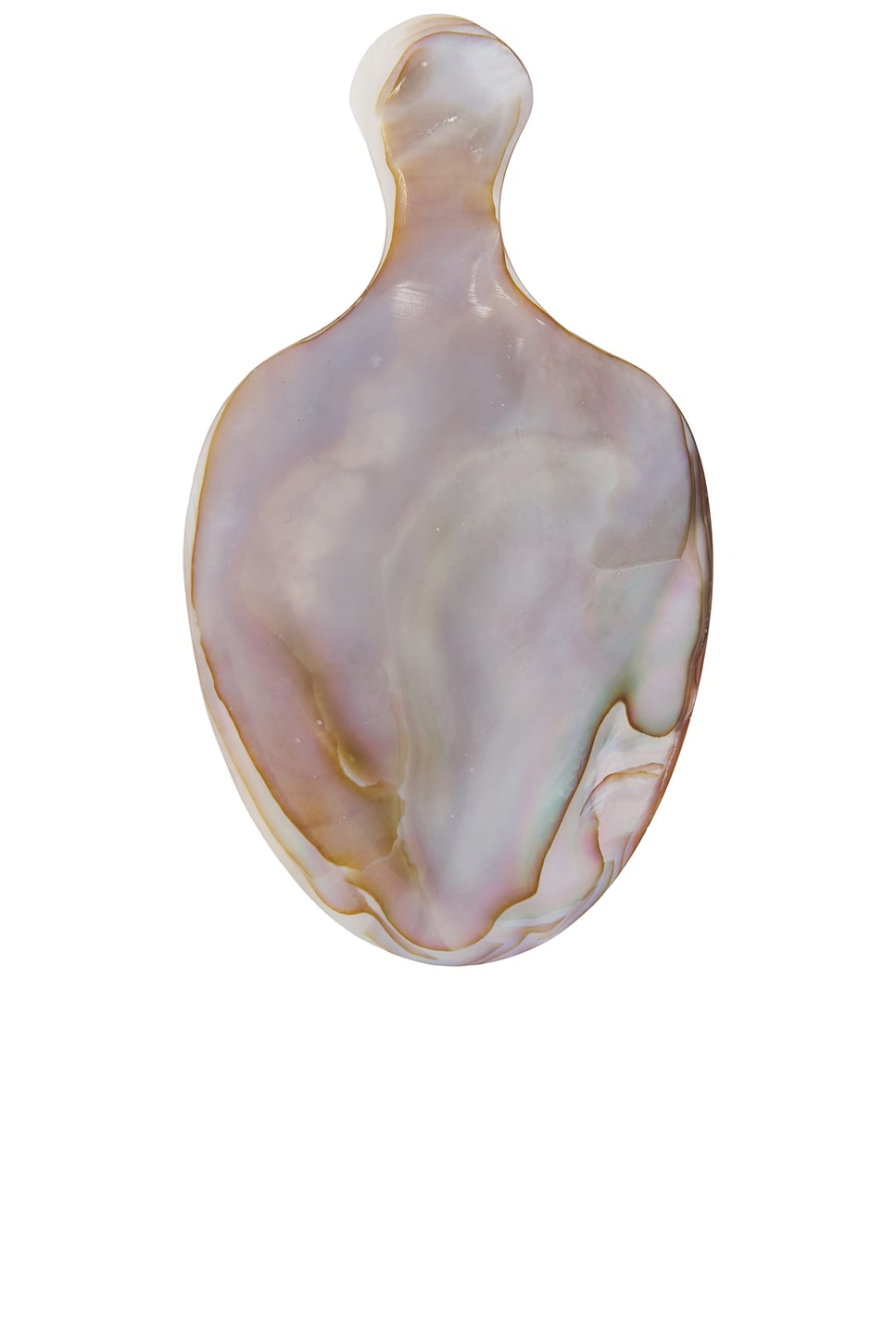Gohar World Mother Of Pearl Scoop In Burgundy