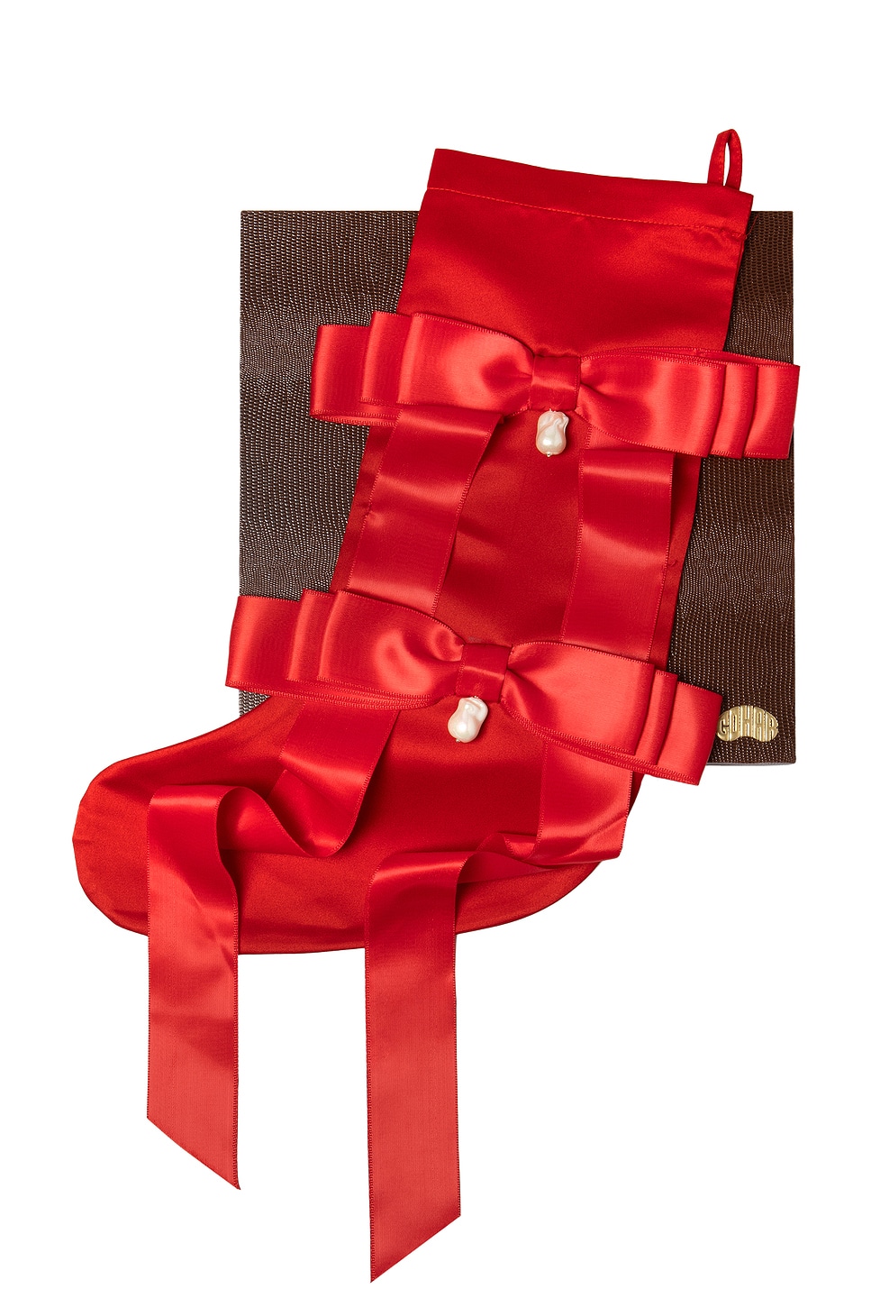 Image 1 of Gohar World Holiday Stocking in Red
