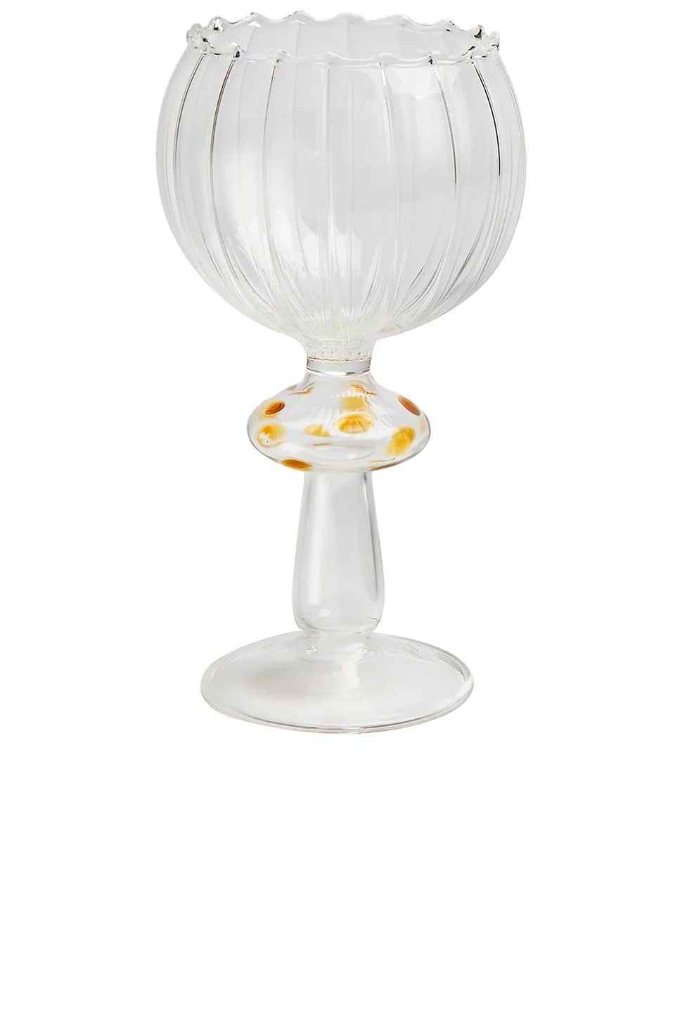 Image 1 of Gohar World Istanbul Wine Glass in Amber