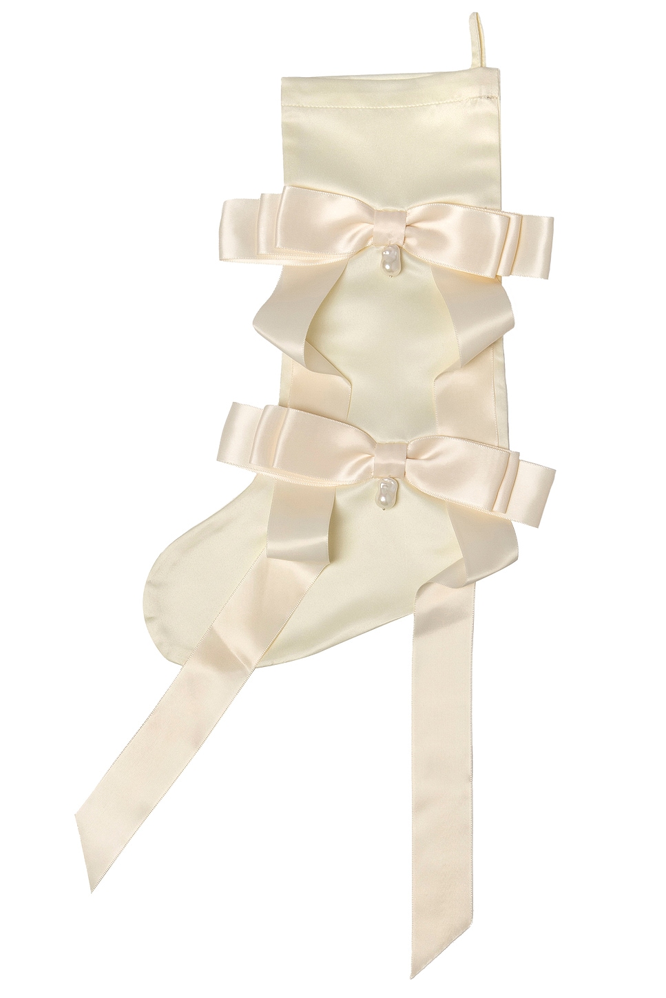 Image 1 of Gohar World Holiday Stocking in Ivory