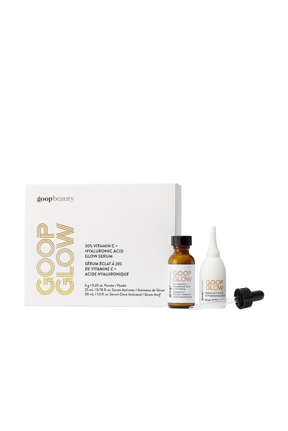 Goopglow 20% Vitamin C + Hyaluronic Acid Glow Serum in Beauty: NA