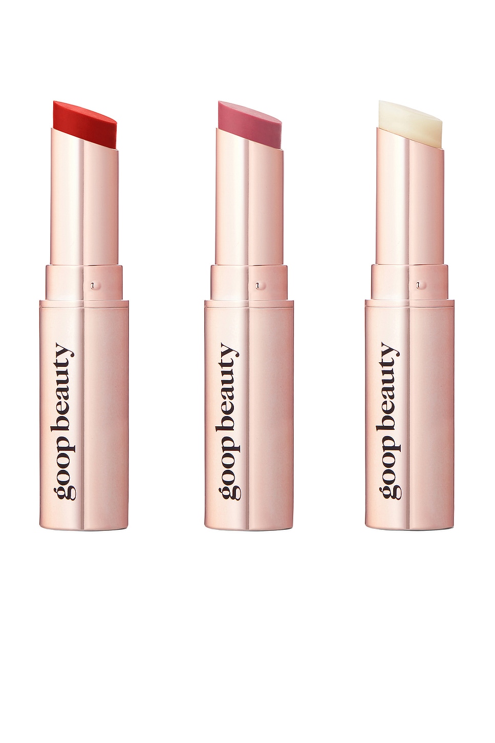 Goopgenes Clean Nourishing Lip Balm Trio, Tomato + Peony in Multi