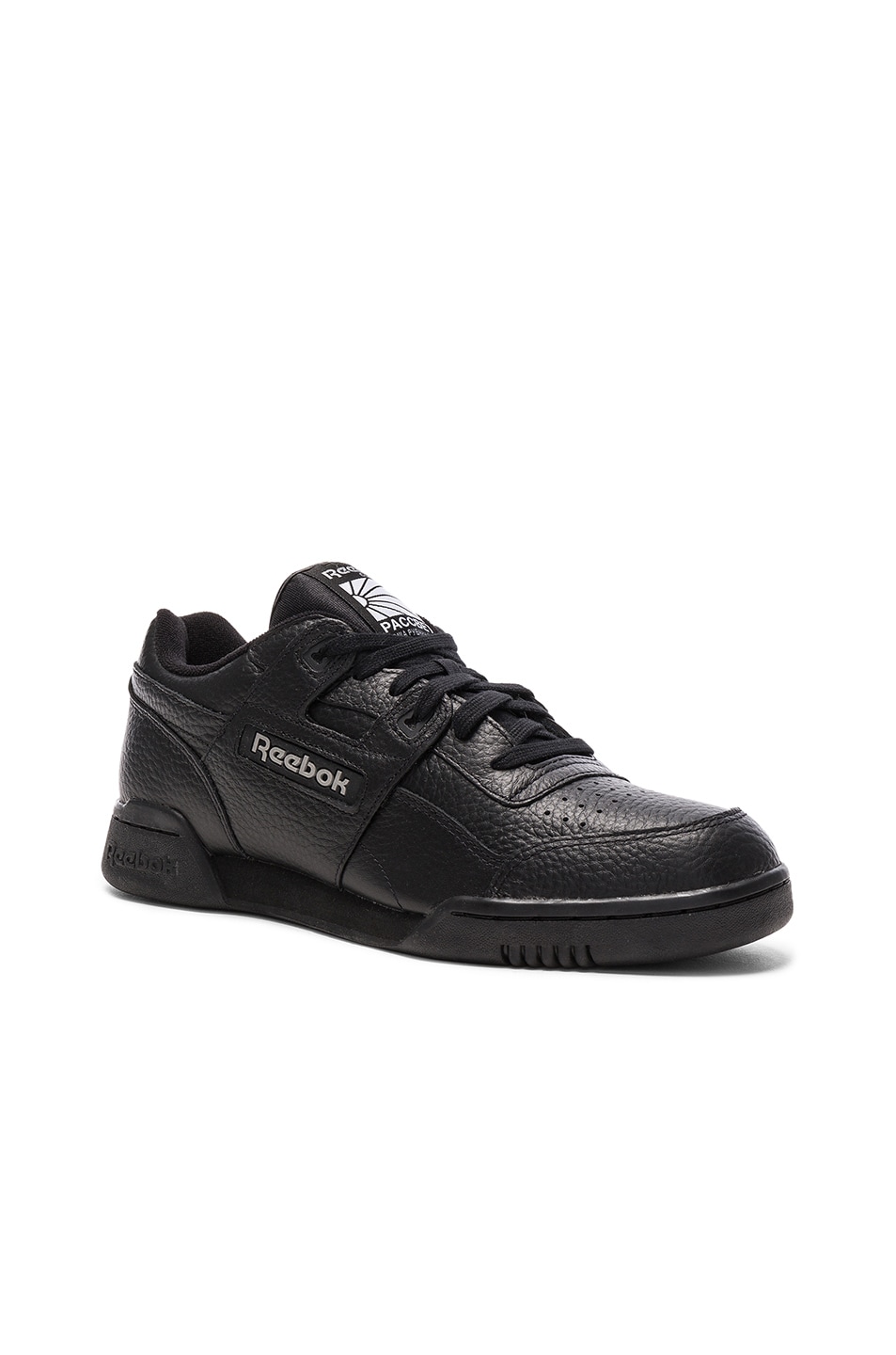 Image 1 of Gosha Rubchinskiy x Reebok Leather Classic Low Sneakers in Black
