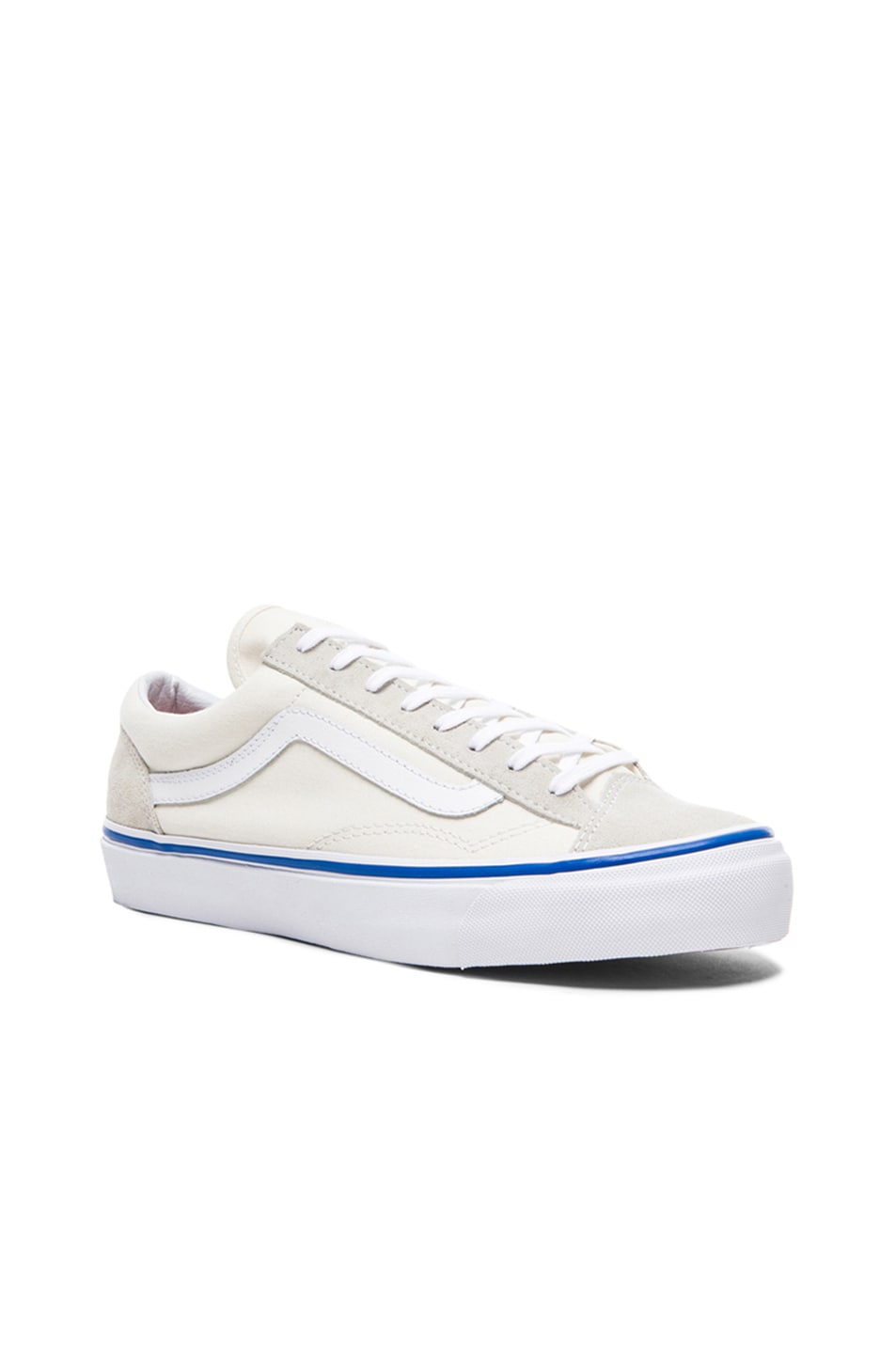 Image 1 of Gosha Rubchinskiy x Vans Lace Up Suede Shoes in Off White