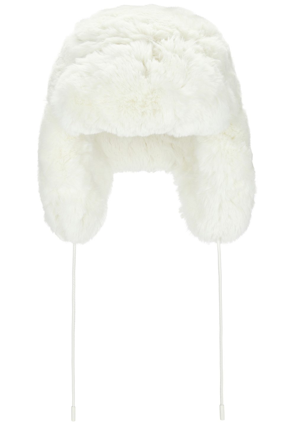 Shop Goldbergh Cher Fluffy Aviator Hat In Cream