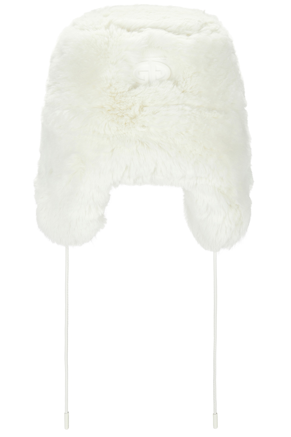 Shop Goldbergh Cher Fluffy Aviator Hat In Cream