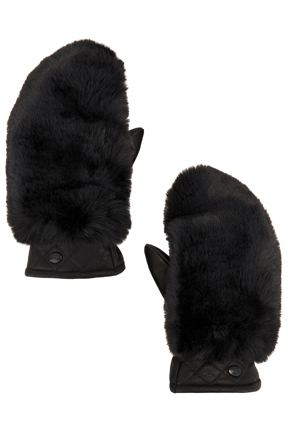 Shop Goldbergh Hill Mittens In Black