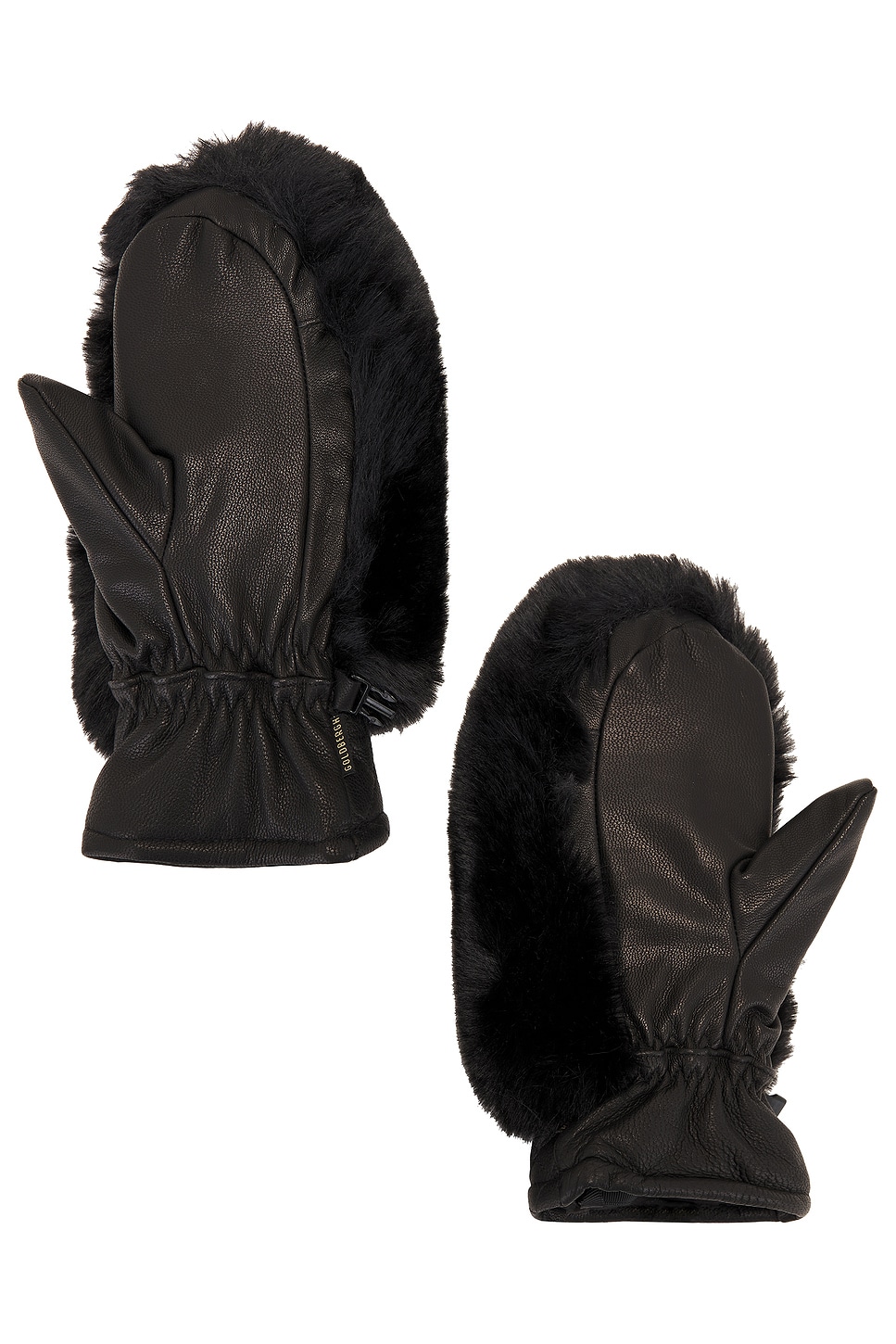 Shop Goldbergh Hill Mittens In Black