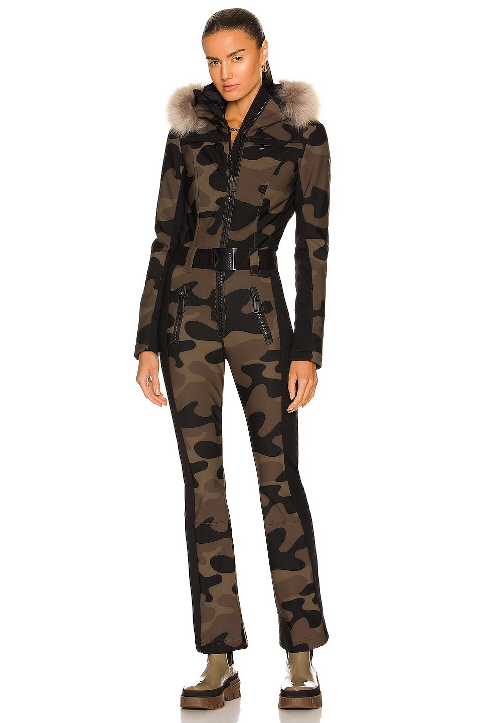 Image 1 of Goldbergh Camouflage Jumpsuit in Camo