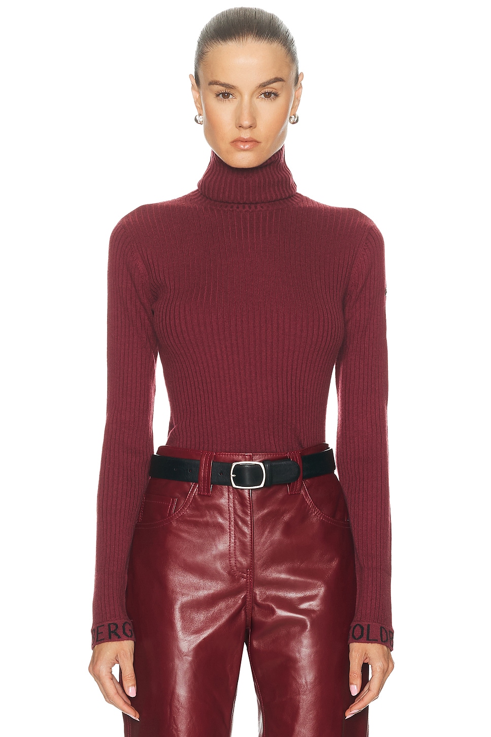 Image 1 of Goldbergh Mira Long Sleeve Sweater in Vino Rosso