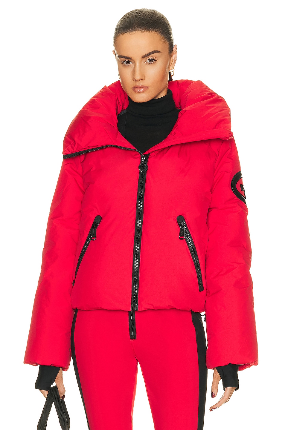 Image 1 of Goldbergh Porter Puffer Jacket in Flame