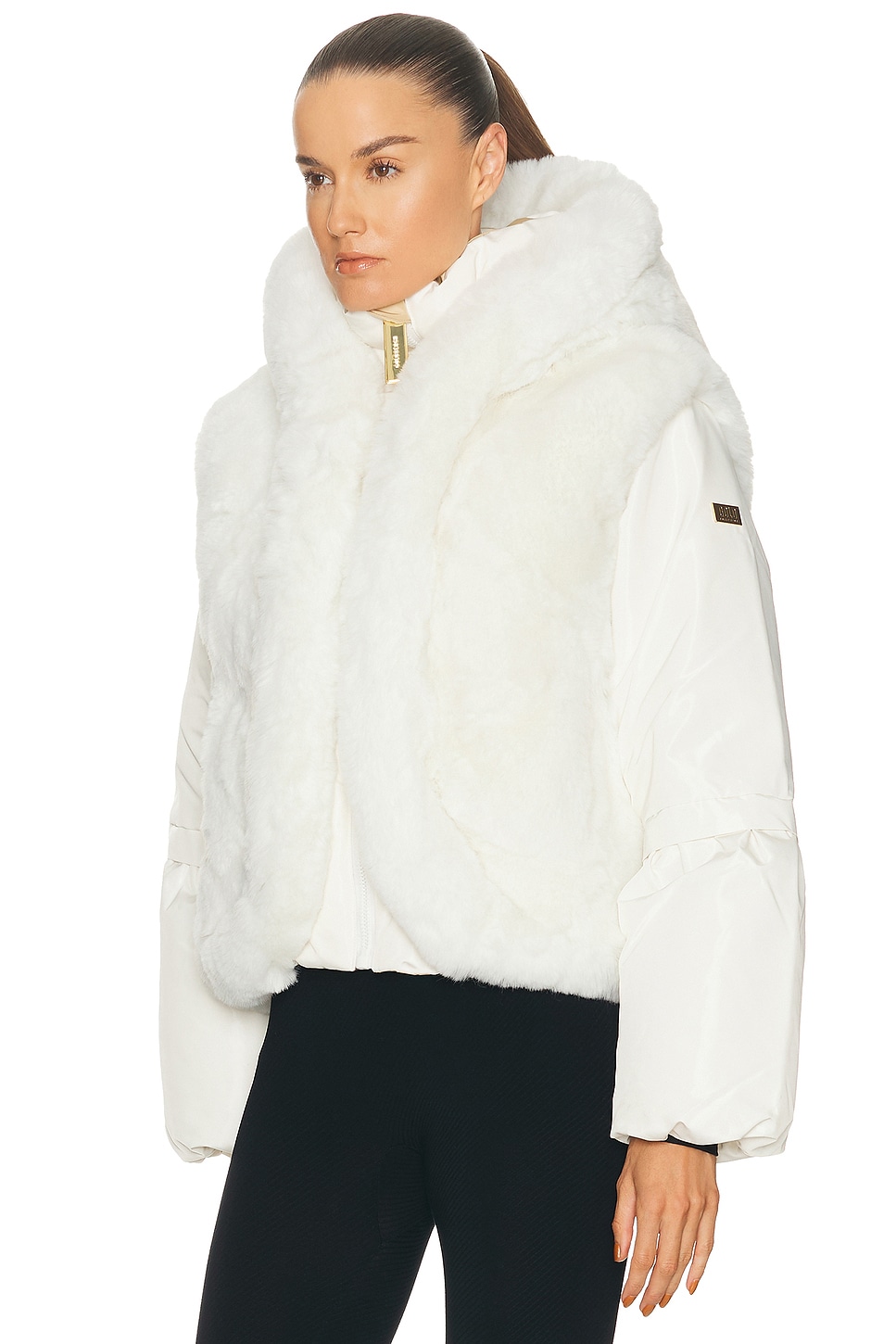 Goldbergh Amore Zip-up Ski Jacket In White