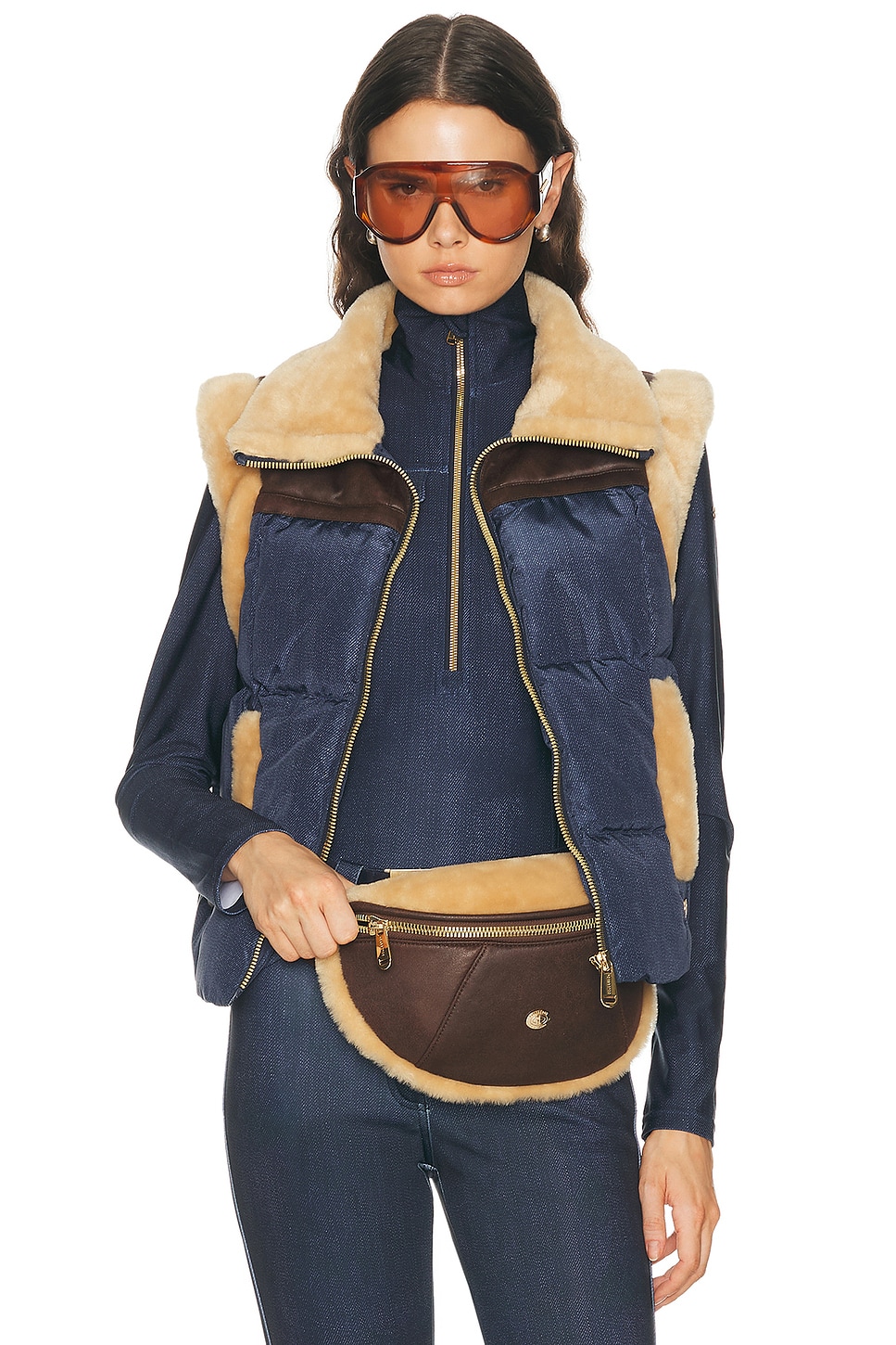 Goldbergh Aya Bodywarmer in Blue