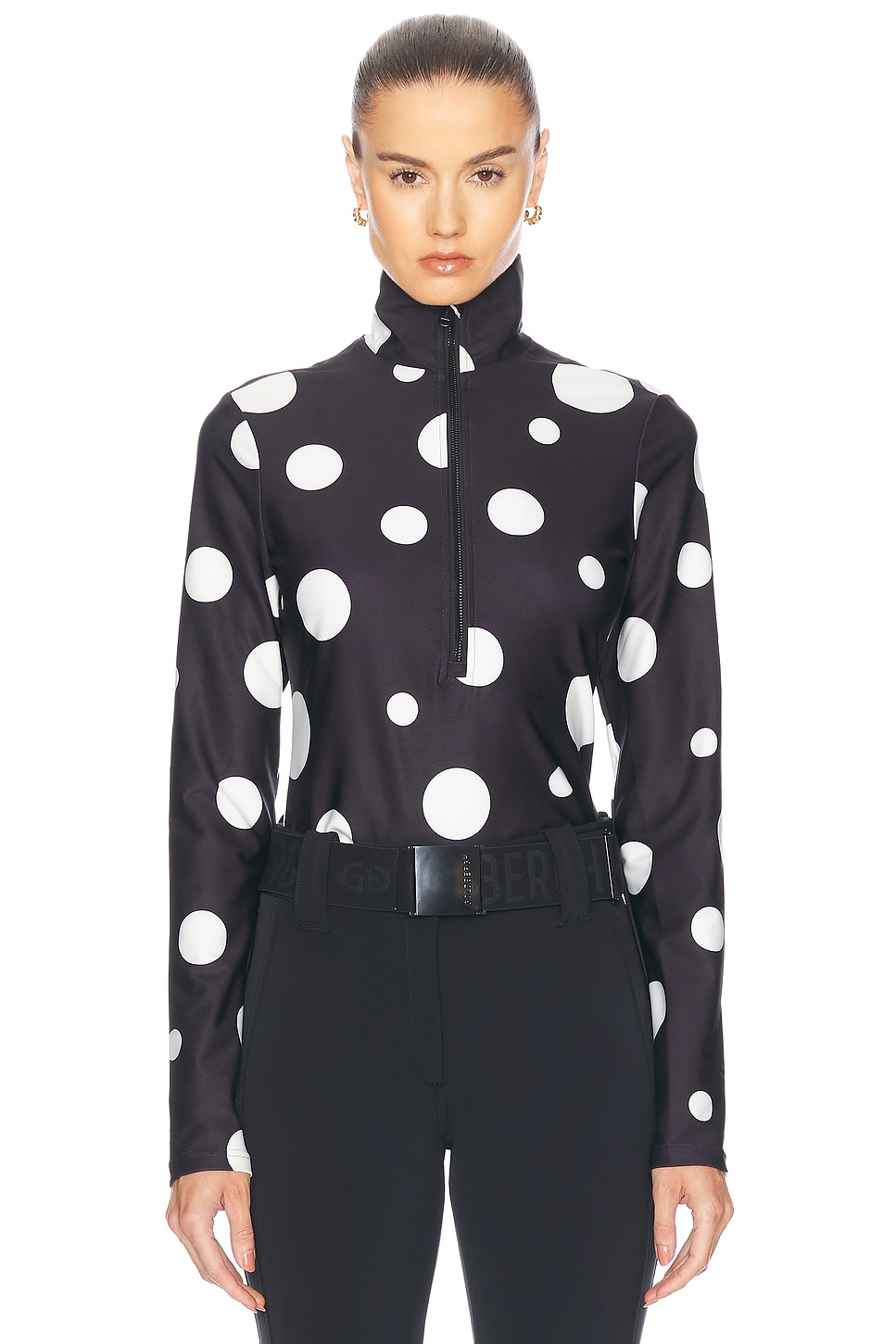 Dottie Ski Pully in Black