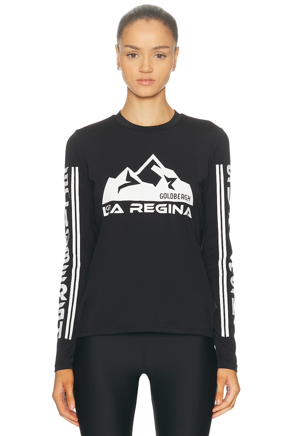 Image 1 of Goldbergh Rosanna Long Sleeve Top in Black