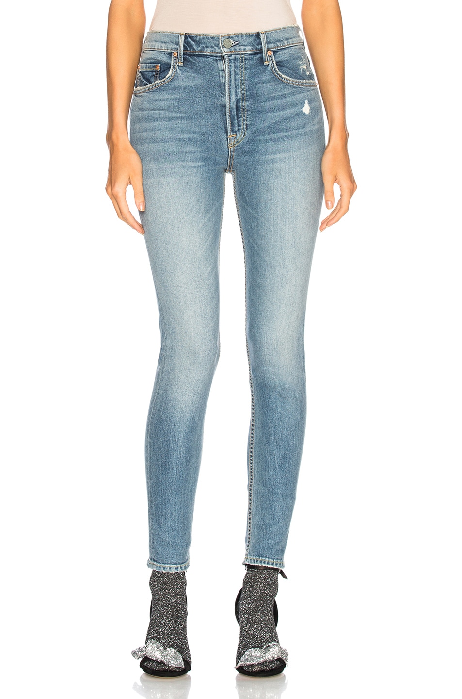 Image 1 of GRLFRND Kendall Super Stretch High Rise Skinny Jean in Heart of Glass