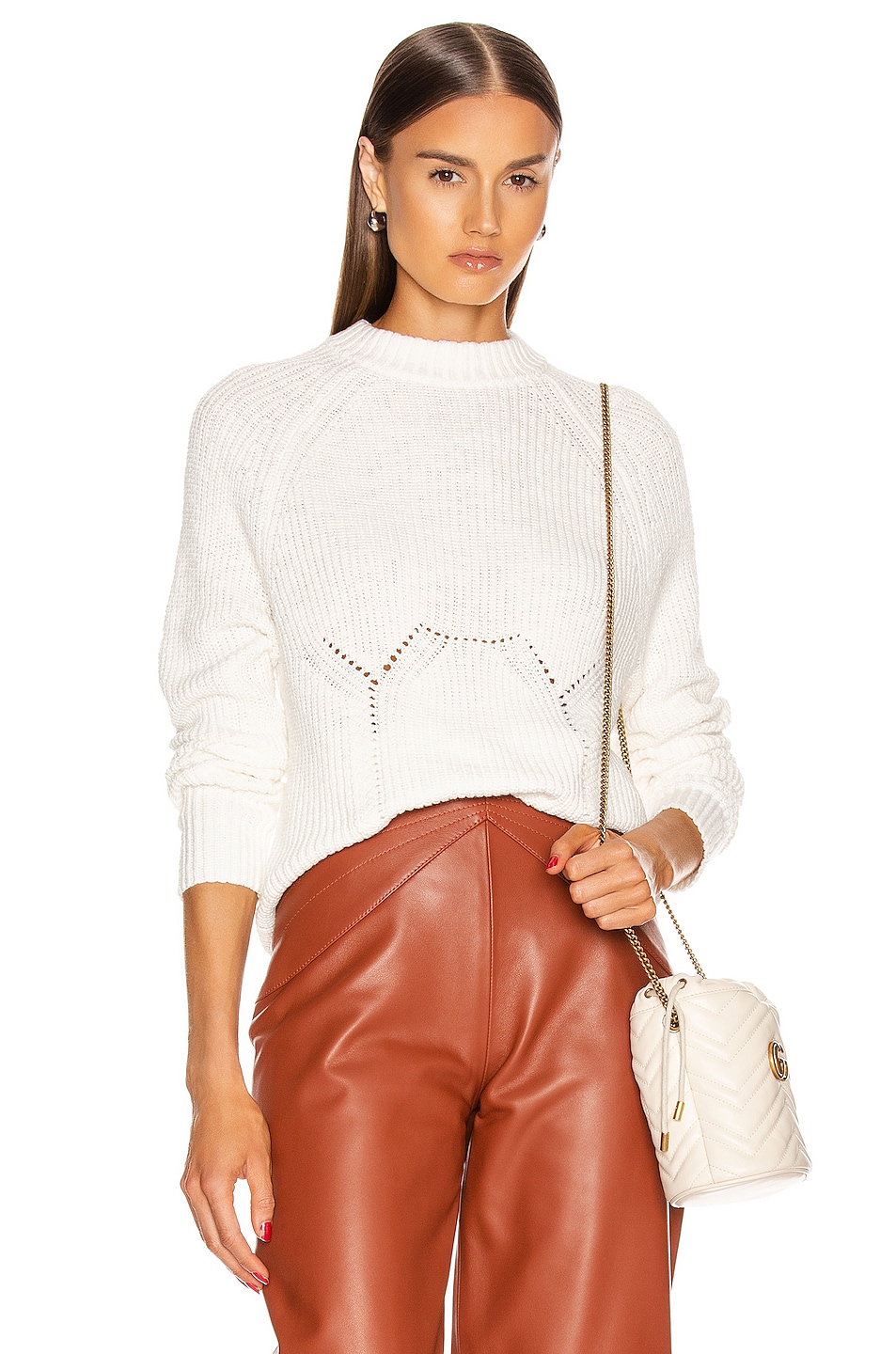 Image 1 of GRLFRND Shawna Sweater in White