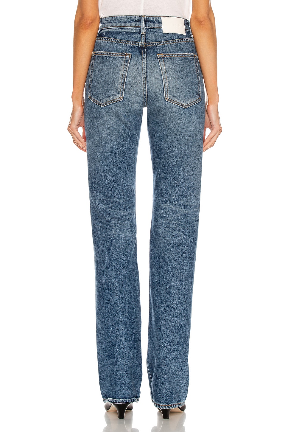 GRLFRND Melanie High Rise Boot Cut Jeans
