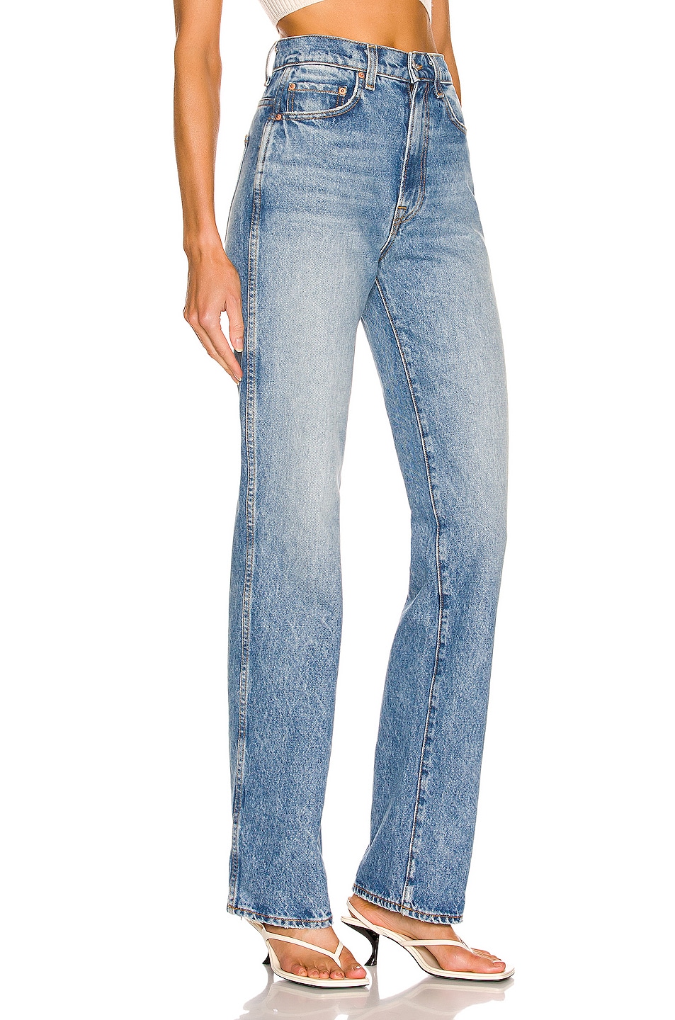 GRLFRND Sara Super High Rise Slim Straight thumbnail