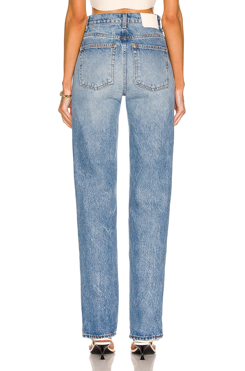 GRLFRND Sara Super High Rise Slim Straight thumbnail