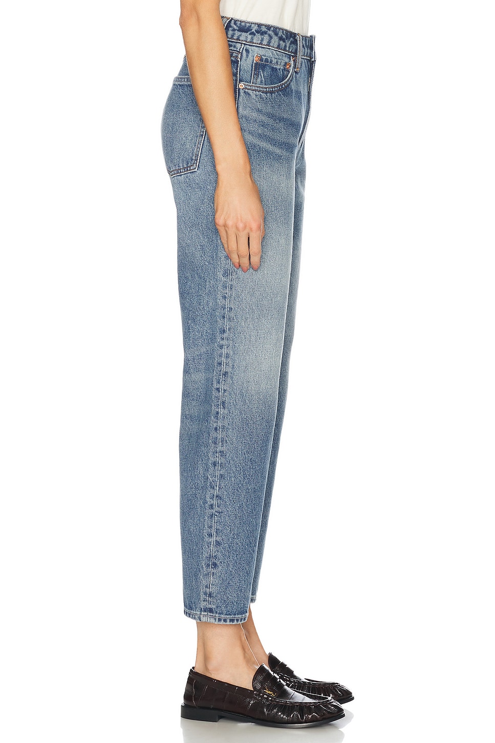 Image 3 of GRLFRND Eva Relaxed 90's Jeans in Hidden Forest