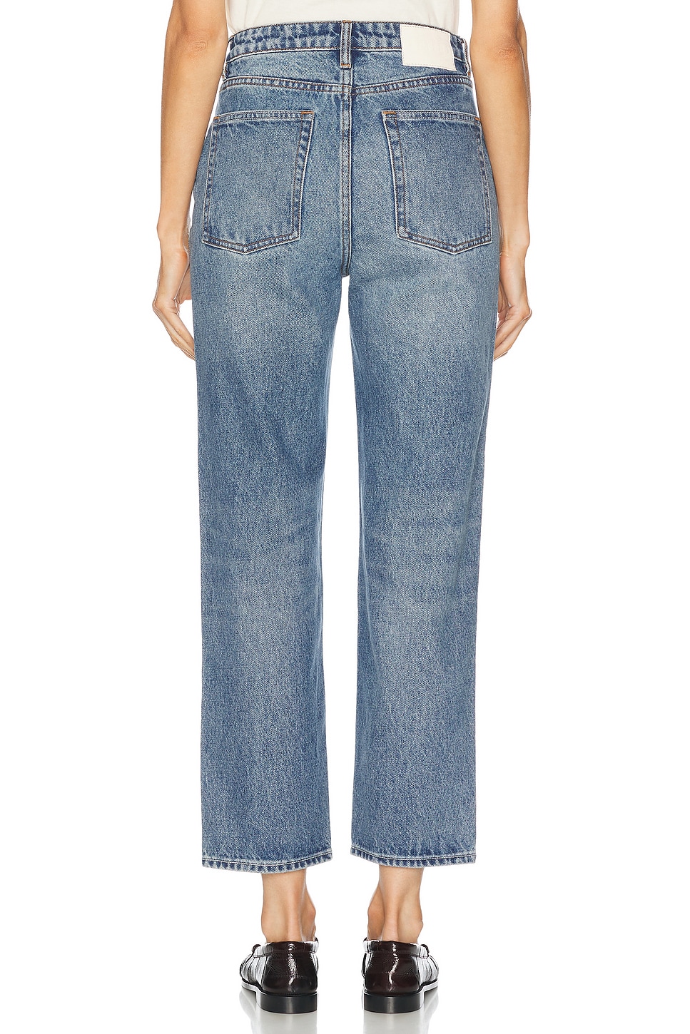 Image 4 of GRLFRND Eva Relaxed 90's Jeans in Hidden Forest