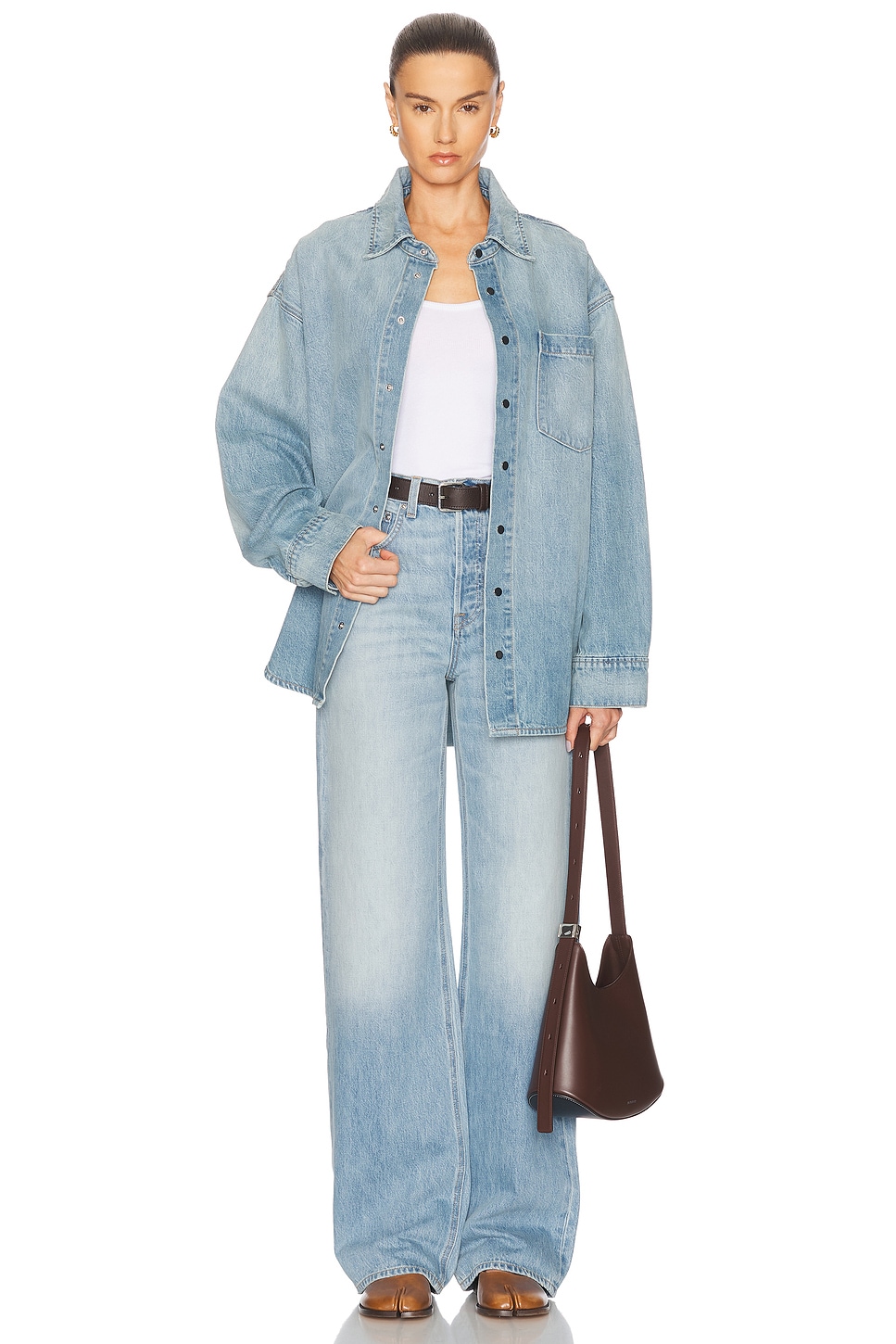 Brooklyn High Rise Straight Jeans - Thumbnail 6