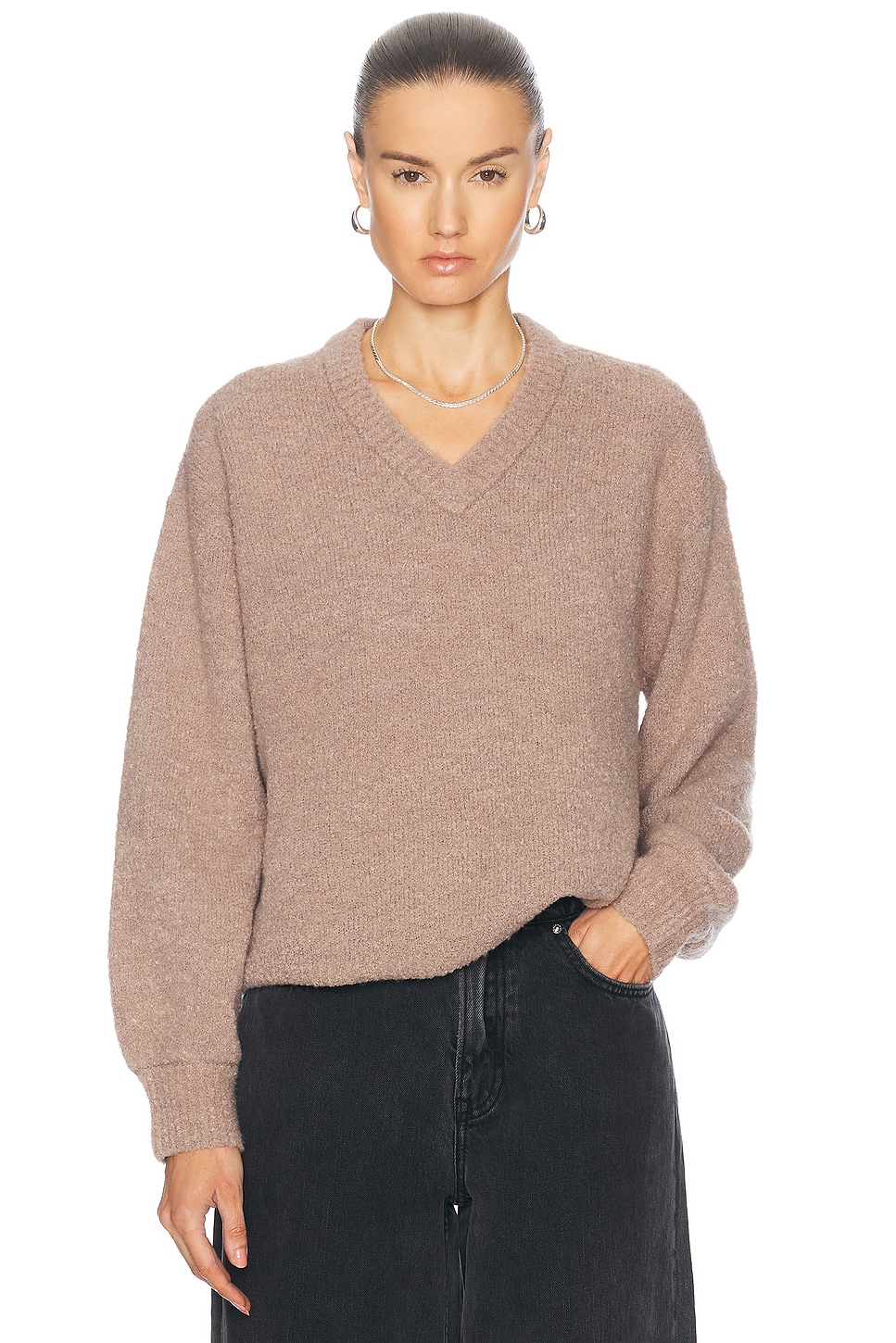 Image 1 of GRLFRND Connie Sweater in Taupe