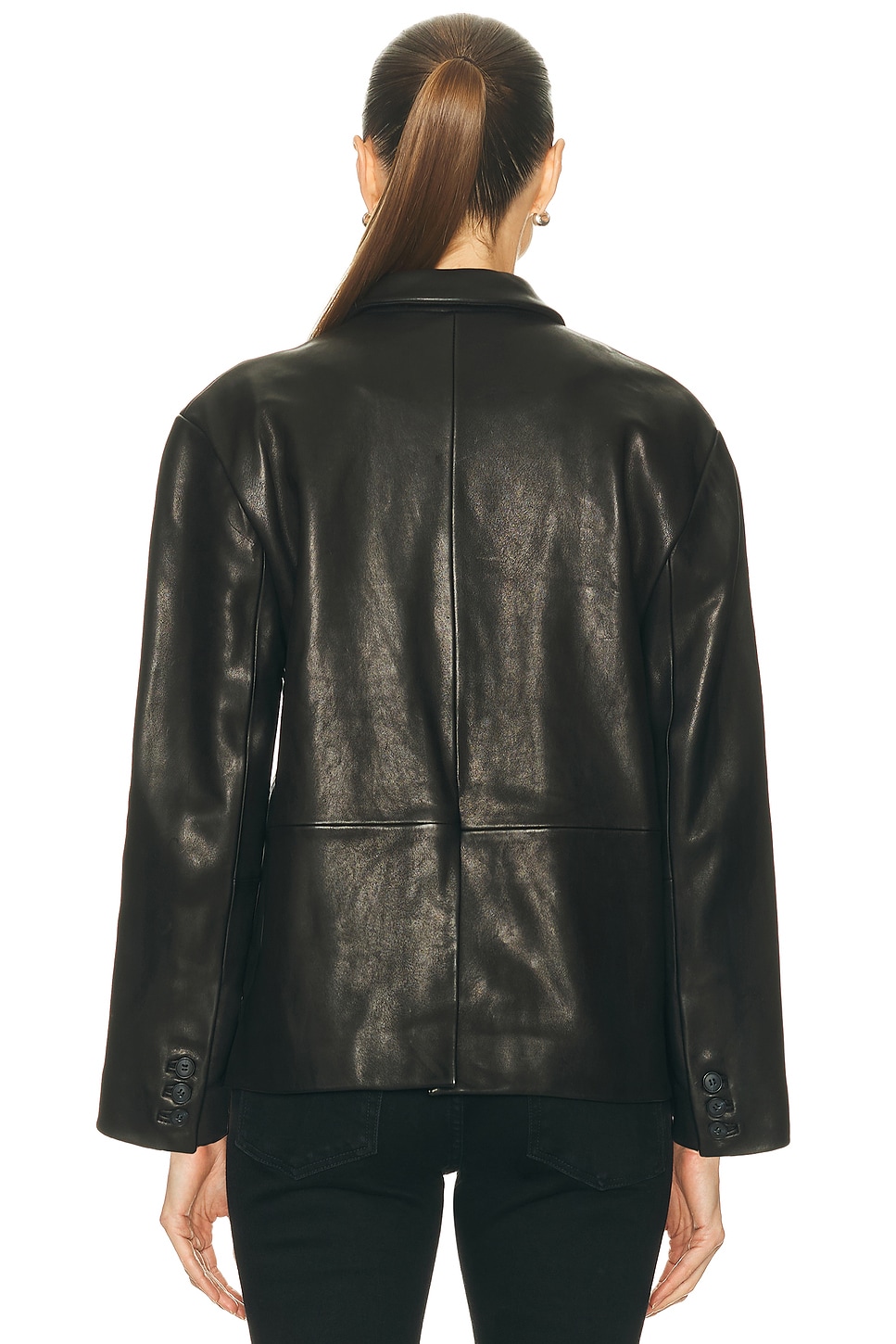GRLFRND Marlo Leather Blazer