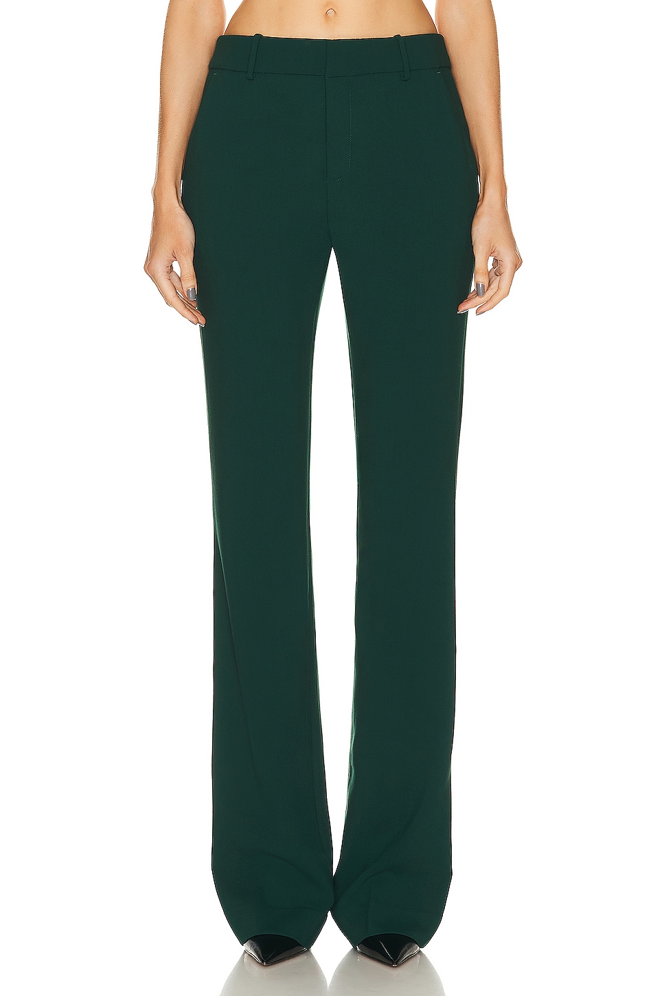 Image 1 of GRLFRND The Suit Trouser in Pine Green