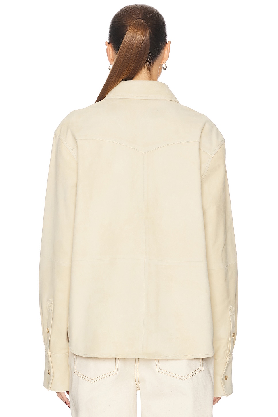 Mae Suede Shirt - Thumbnail 5