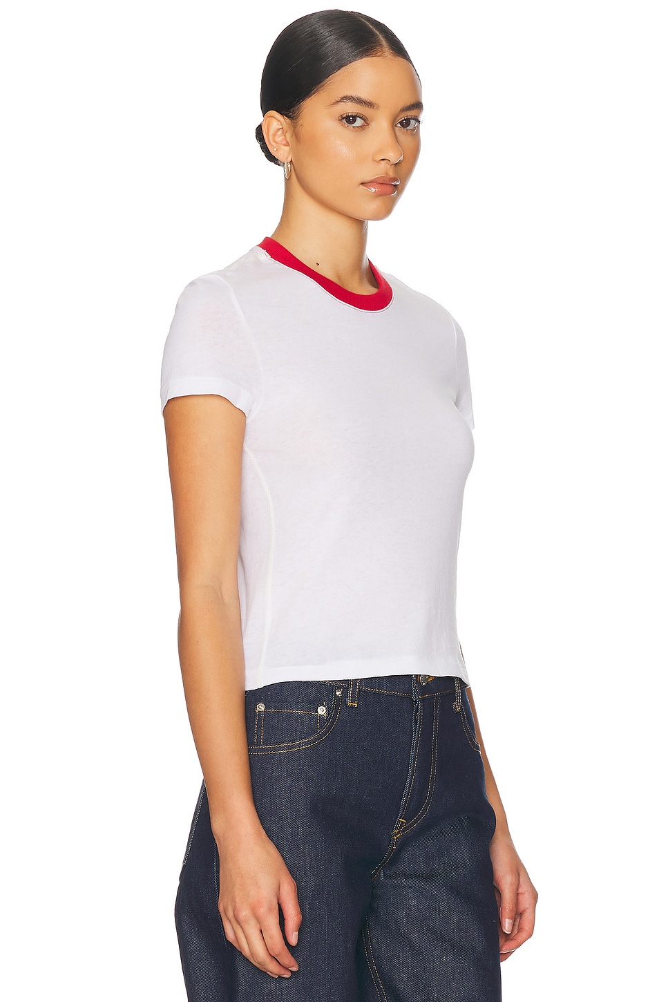 Crew Neck Short Sleeve Baby Tee - Thumbnail 2