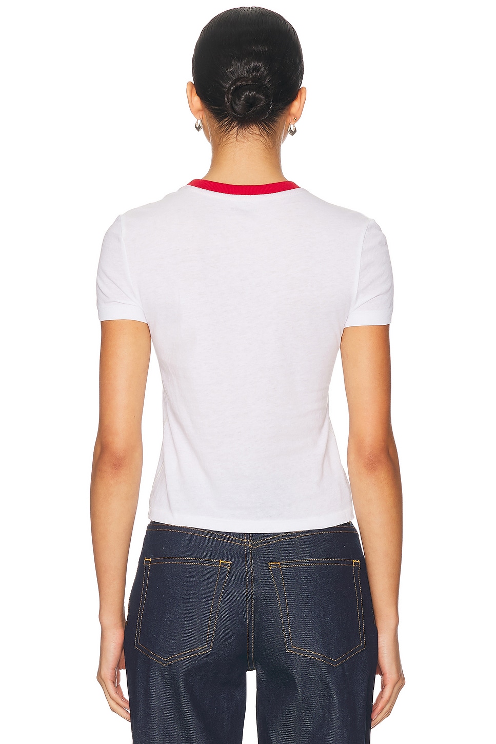 Crew Neck Short Sleeve Baby Tee - Thumbnail 3