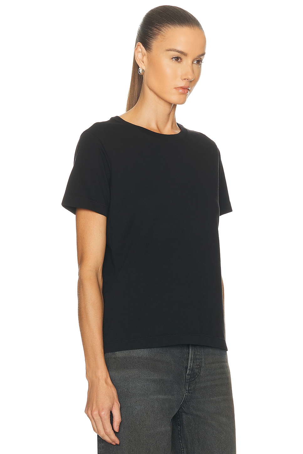 Grlfrnd Small Tee In Black