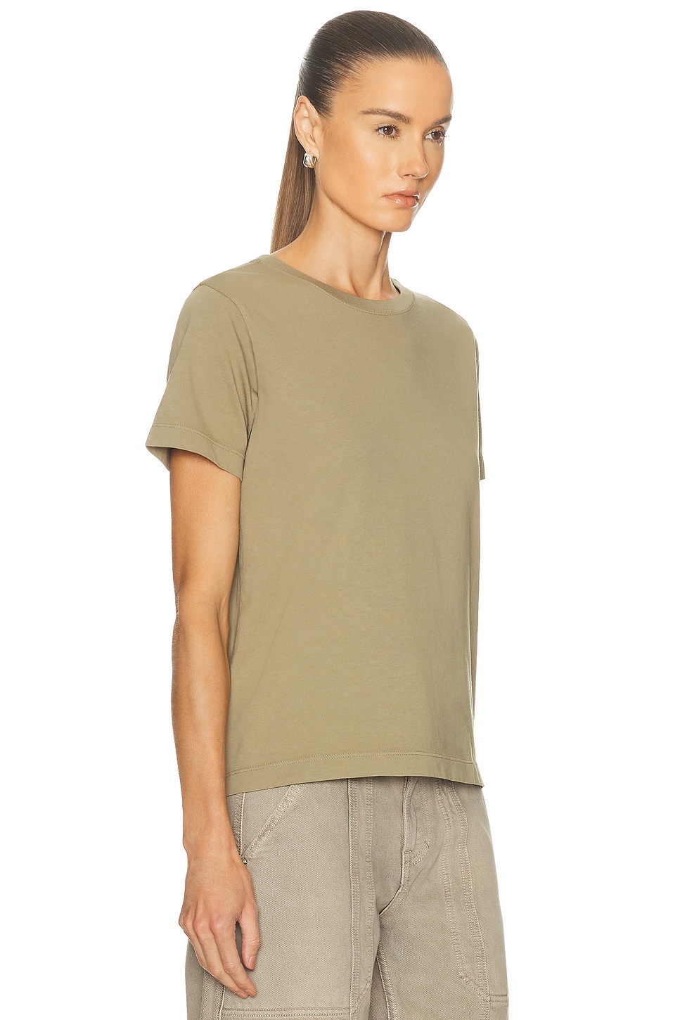 Grlfrnd Small Tee In Brown