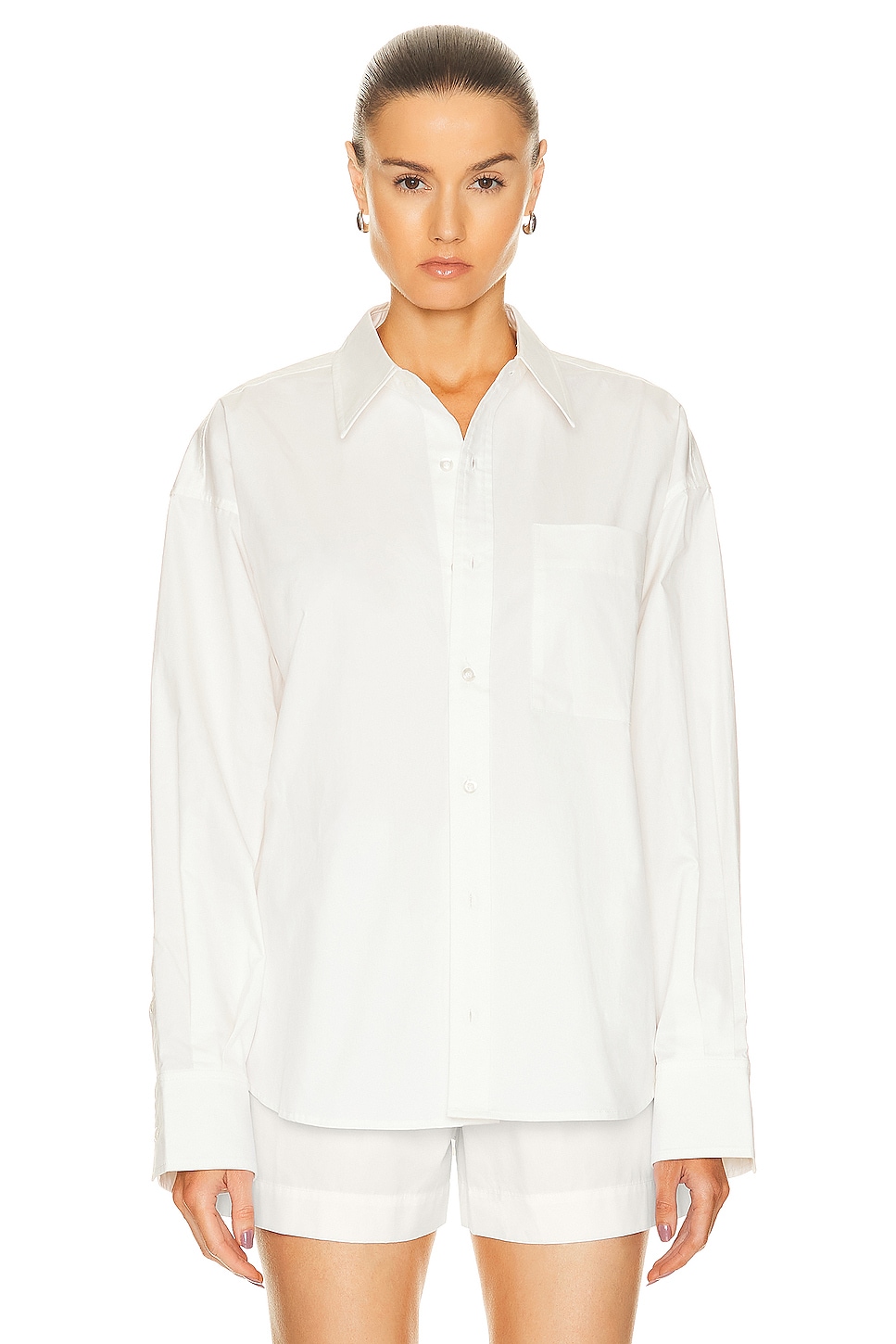Image 1 of GRLFRND x Lindsi Lane Button Down Shirt in White